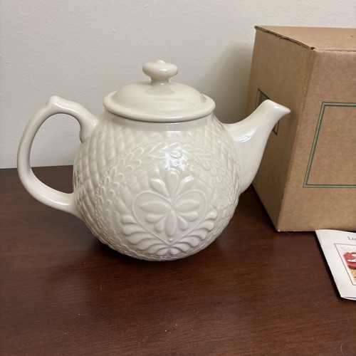 Longaberger Pottery American Craft Originals Teekanne 2004 Collectors Club - Bild 7 von 10