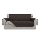 NEW Easy-Going Chocolate/Beige Reversible Couch Cover for 3 Cushion Couch