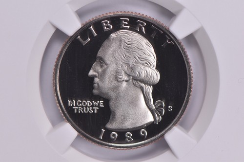PF69 UCam 1989-S Washington Quarter 25c NGC Brown Lbl *1761 - Picture 3 of 5