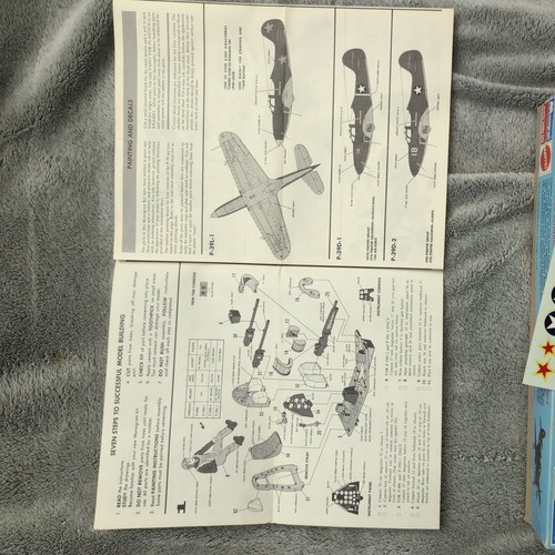 Monogram 1:48 P-39 Airacobra Kit No. 6844 Vintage 1969 - Picture 3 of 21