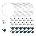 Gewächshauszubehör W-drahtklemmen Gewächshausklammer Glasfixierklamme
