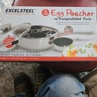 4-Cup 18/10 Stainless Steel Egg Poacher - Non-Stick, Rust Resistant