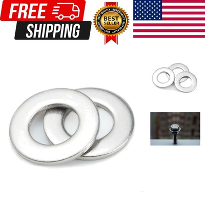 #ad M6 Flat Washers 100 Pack Stainless Steel Metric Washers for Screws and Bolt… $11.99