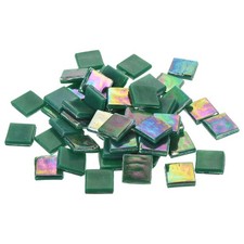 100pcs Mosaic Tiles, Micro Glass Tiny Mini Mosaic Tile DIY Hobbies Ultra Blue