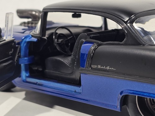 Jada Big Time Muscle 1955 Chevy Bel Air  1/24 Scale - Picture 12 of 20