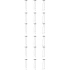 3 Count Haarspange Schneeflocke Strass Dekorative Haarnadeln Strasshaarpins