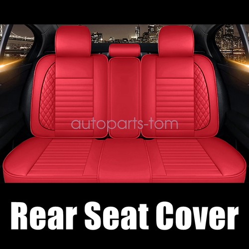 Fits 2007-2023 Jeep Wrangler Car Seat Cover Full Set Protector 5-Sits Red - Picture 4 of 9