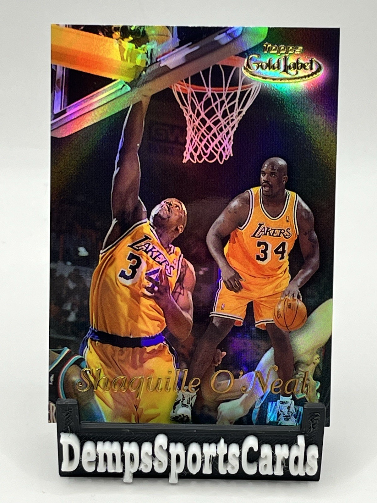 1998-99 Topps Gold Label Class 1 Black Label Parallel #GL2 Shaquille O'Neal