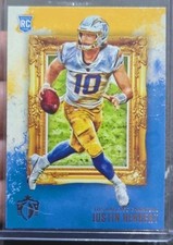 JUSTIN HERBERT #GK-3 RC 2020 PANINI CHRONICLES CHARGERS GRIDIRON Rookie NM!