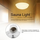 2X Luce per Sauna Nel Plastica Portatile Baby Shower Sauna Lampada Un Prova7954