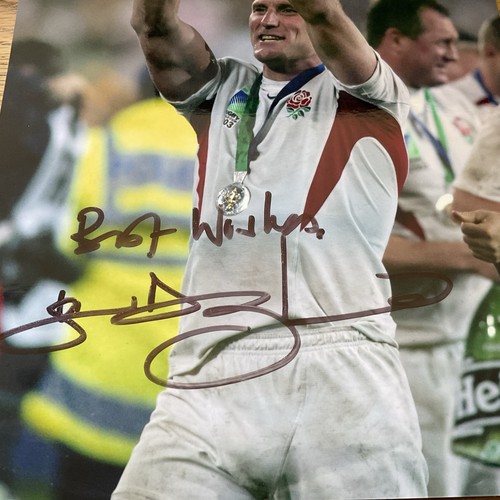 Lawrence Dallaglio Signed England Rugby Photo With Certificate Of Authenticity - Picture 3 of 4