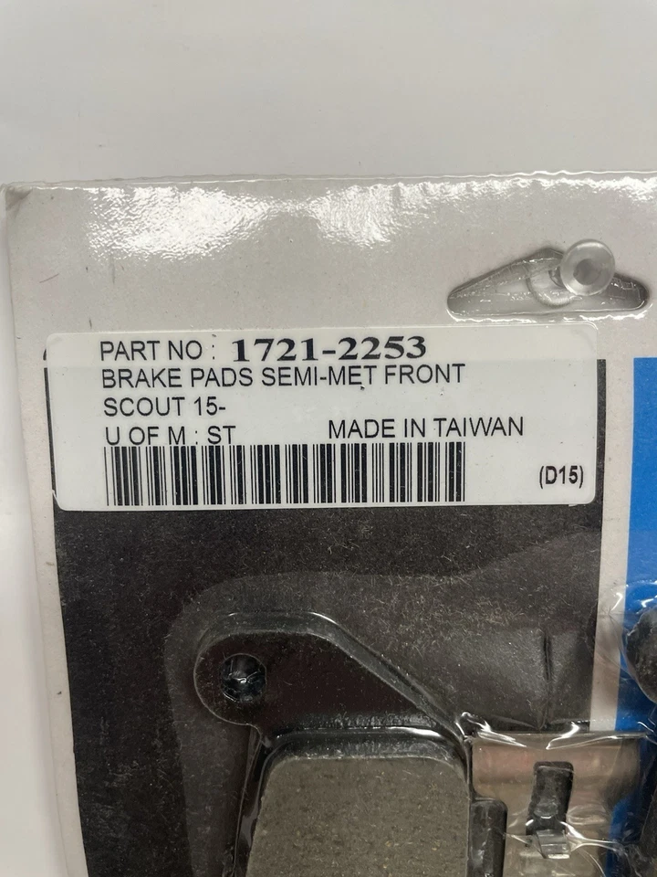 Pastillas de freno delanteras semimetálicas Drag Specialties Indian Scout 2017-2021 Foto 2 de 2