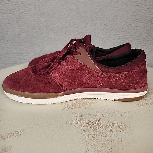 Lakai Fremont Shoe Mens 9 Burgundy Red Skateboard Skate Sneakers Suede - Picture 12 of 16