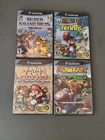 Nintendo Game Cube Lot Of 4 Classic Mario GameCube Games - See Description