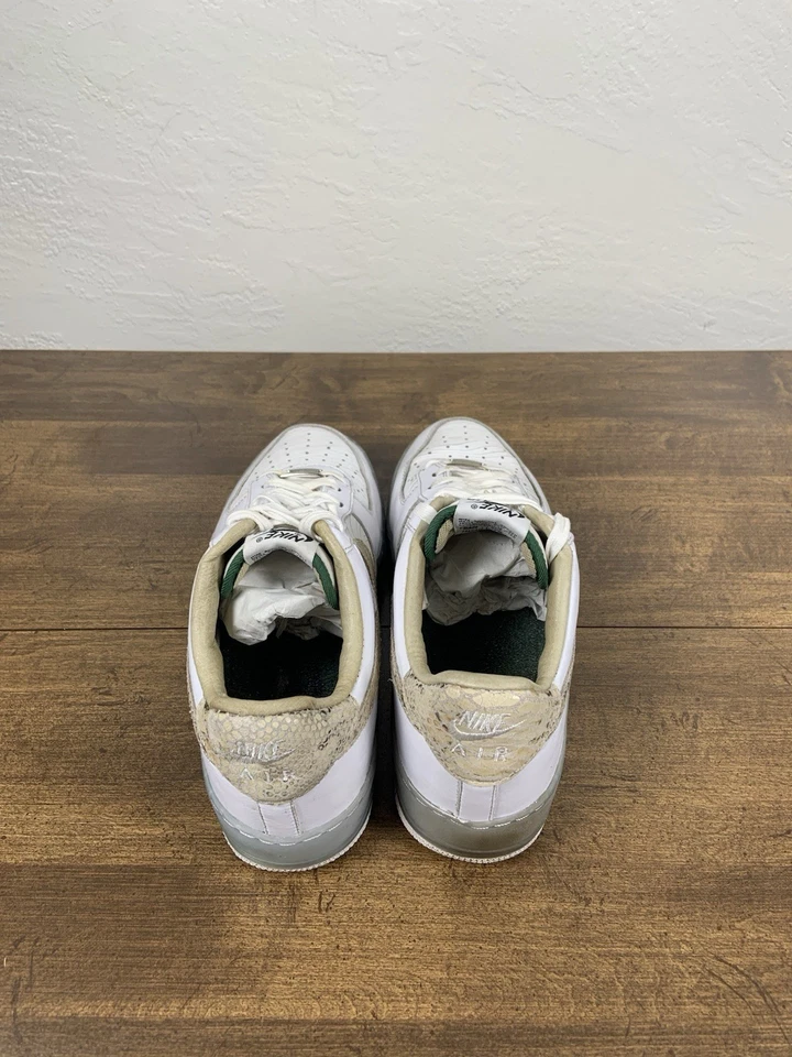 耐克 Air Force 1 蛇皮高级 CMFT QS 巴西白色灰色 11 635272-100 码 — 第 4/4 张图片