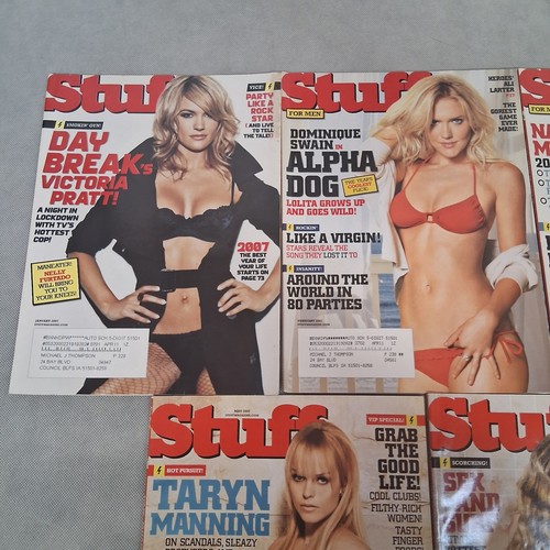 2007 STUFF Magazine 10 Issues Lot - Men's Magazine Collection - Picture 2 of 6