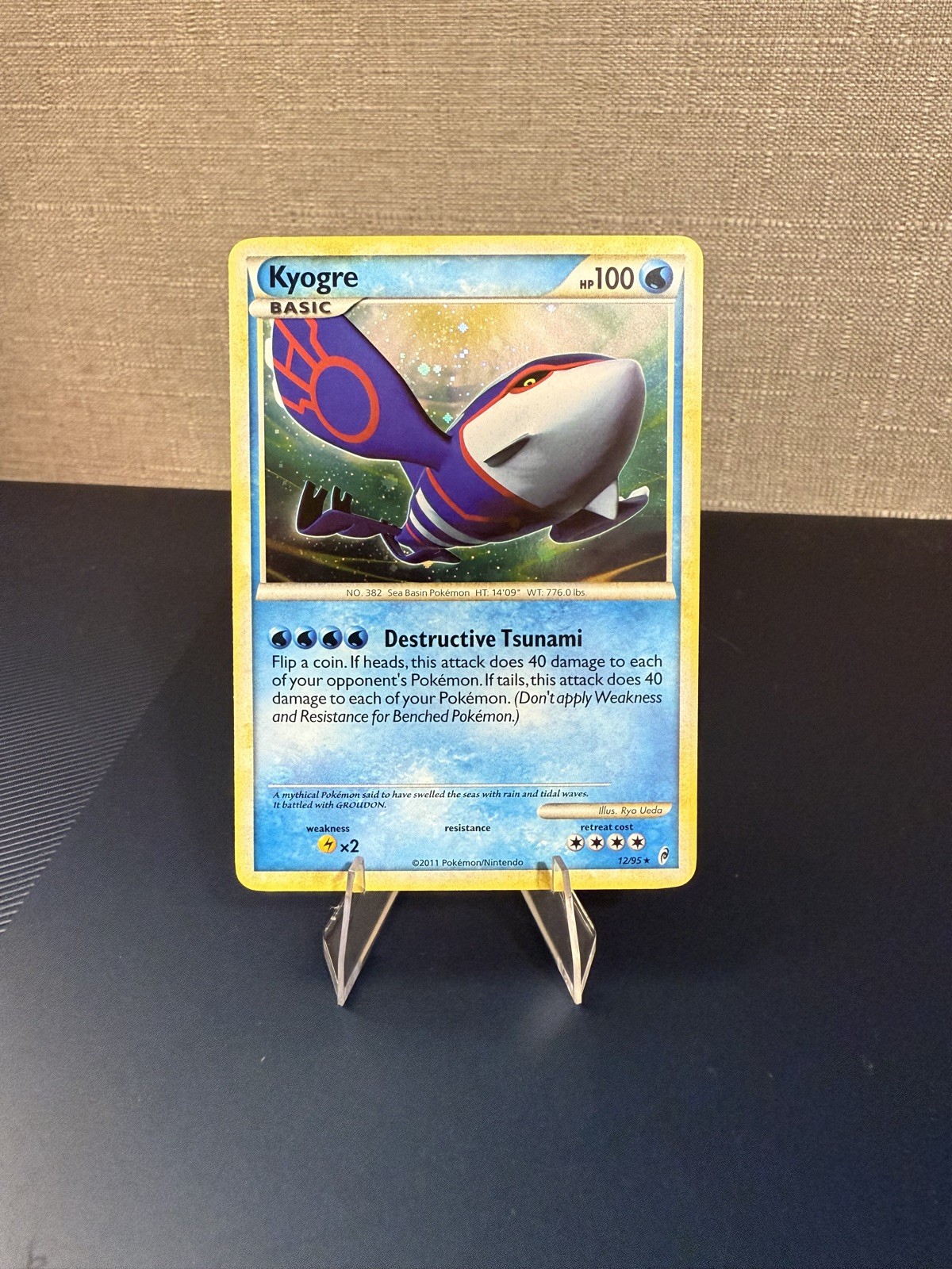 Kyogre 12/95 Call of Legends Pokemon Card Holo Rare Near Mint
