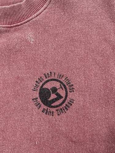 Vintage Crazy Shirts Hawaii Unisex Small Rot Grafik Heavyweight Sweatshirt - Bild 4 von 11
