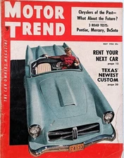 MOTOR TREND  Automobile Magazine - Lot of 10 from 1954