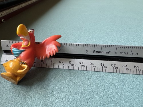 Disney Aladdin Lago On Genie Lamp Bird Mini Figure Toy Movie Pet Animal Figurine - Picture 7 of 8
