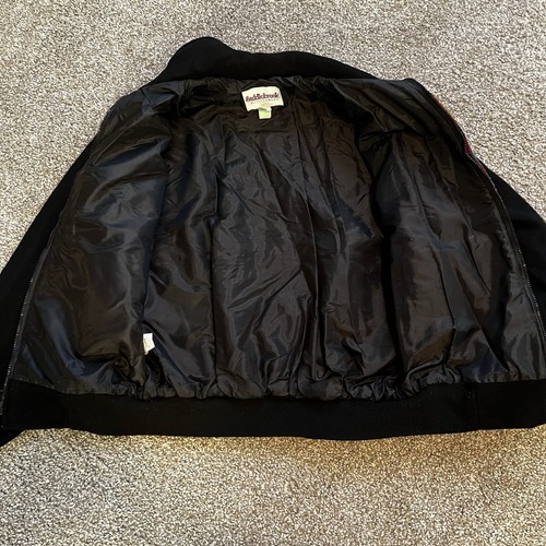 Chaqueta de bombardero de lana azteca Saddlebrook Western Wear para hombre XL hecha en EE. UU. Santa Fe - Imagen 11 de 17