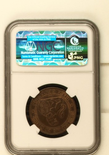 10 CENTS 1870 NGC AU 58 BN aUNC SC-SPAIN SPAIN SPAIN - Picture 2 of 2