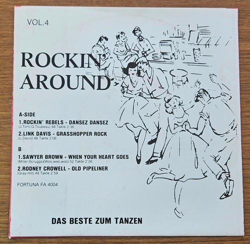 Various 7" EP Rockabilly RnR Rockin Around 4 (Das Beste zum Tanzen) Link Davis + - Foto 3 di 3