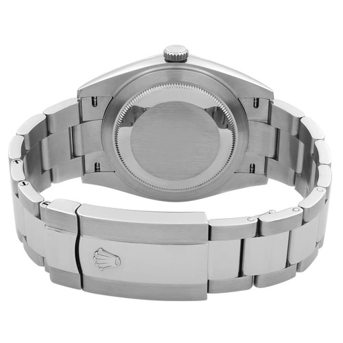 Rolex Datejust 41 Stahl Silber Zifferblatt Glatte Lünette Oyster Automatik Uhr 126300 - Bild 5 von 6