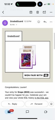 GradedGuard BGS Graded Card Case Guard Protector Grape Purple Fade New PRESALE