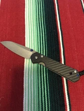 Chris Reeve Large Sebenza 21 Knife Art Carbon Fiber