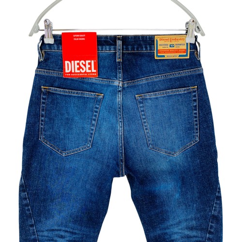 Diesel Women Blue D-FAYZA Mid Waist Regular Boyfriend Fit Cropped Jeans W26 L30 - Picture 7 of 16