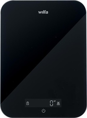 WILFA MAX KS2B-10 Küchenwaage digital Schwarz | Präzise Messung bis 10 Kg
