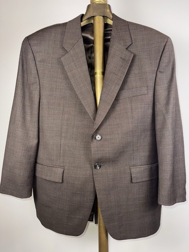 Lauren Ralph Lauren Suit Men’s 42S Brown Plaid Wool - Picture 2 of 23