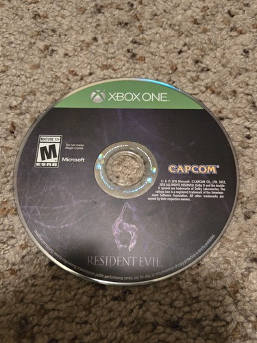 Resident Evil 6 (2016-Microsoft Xbox One)  Rated M. Co-Op 1-2 Players Zombies - Picture 1 of 1