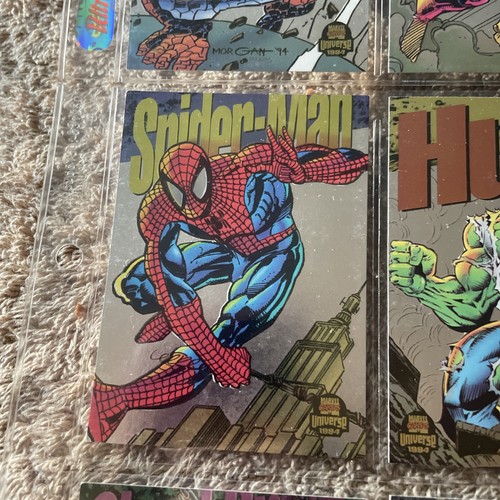 1994 Fleer Marvel Universe Punisher Power Blast Silber 8er Set - Bild 3 von 10