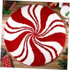  Christmas Bathroom Rugs Decor Christmas Candy Rug Candy Bath Mat 24 x 24 Inch 