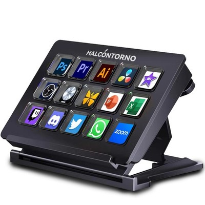 Stream Dock - Mirabox Steamdeck for PC Mac, Wired Streaming Controller for Co...