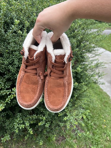 STIO Colter Mustang Brown Suede Chukka Boots Women Size 7 - Picture 13 of 17