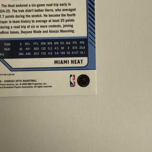 Tyler Herro 2024-25 Panini Donruss Optic #200 - Bild 10 von 12