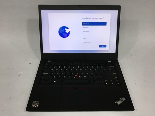 Lenovo Thinkpad L14 Gen 1 14" AMD Ryzen 5 Pro 4650U 16GB RAM 256GB SSD Win 11 - Imagen 1 de 8