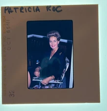 1965 ACTRESS Patricia Roc CANDID ORIGINAL PHOTO 35MM SLIDE TRANSPARENCY #382