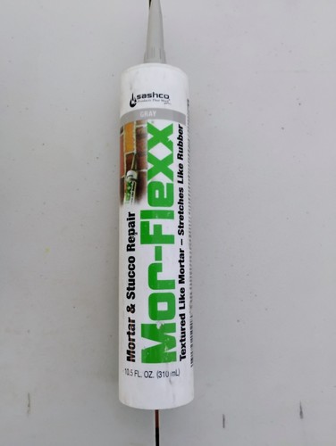 Sashco 15020 10.5 oz. Gray Mor Flexx Mortar & Stucco Repair Sealant - Picture 2 of 4