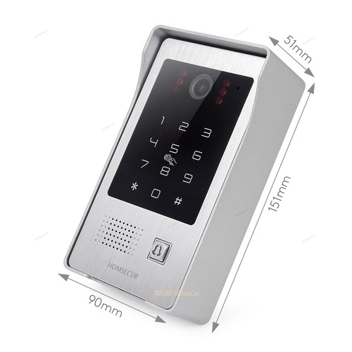 HOMSECUR 7" Waterproof WIFI HD Video Doorphone Entry Intercom Password Access - Picture 4 of 8