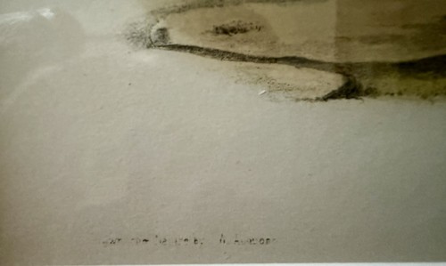 Framed & Double Matted Soicher-Marin Fine Art Hand Colored Antelope Painting 60s - Picture 13 of 14