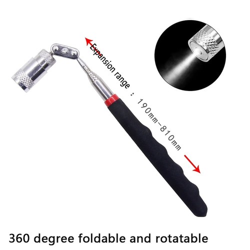 STRONG MAGNETIC PICK UP TOOL LONG REACH EXTENDING TELESCOPIC AND LED TORCH LIGHT - Picture 19 of 20