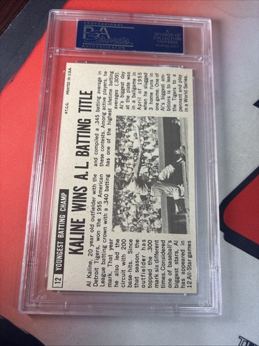 1964 Topps Giants Al Kaline PSA 7 Tigers #12 - Photo 2/2
