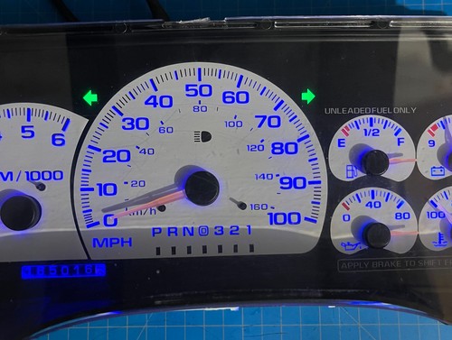 1995-1998 OBS under 200k Chevy Silverado Instrument Cluster Replacement Part - Picture 4 of 5