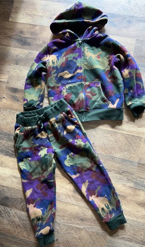 4T POLO RALPH LAUREN BOYS MATCHING JOGGER SET CAMO