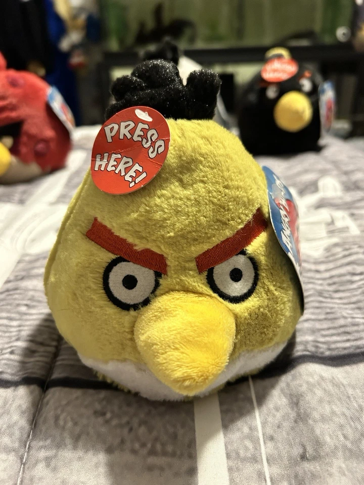 LOTE CONJUNTO COMPLETO COMO NUEVO Juego de Peluche Angry Birds Angry Birds Cerdos Peluche Juguetes de la Commonwealth Foto 4 de 4
