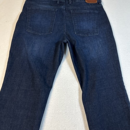 Mott & Bow Crosby Denim Jeans Mens 36 x 32 Straight Dark Blue Wash Cotton - Picture 11 of 14